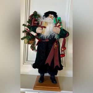 Lynn Haney Collectors Santa From 2005 - “Ring In The Holiday”